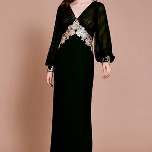 Sahn Chiffon & Crepe Gown BMK19855L